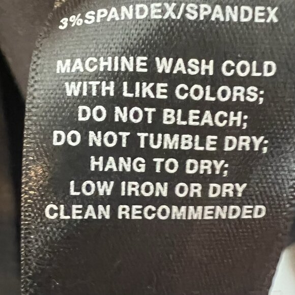 Lafayette 148 Black Henley Blouse Size Medium Long Sleeve Cotton Blend - Picture 8 of 8